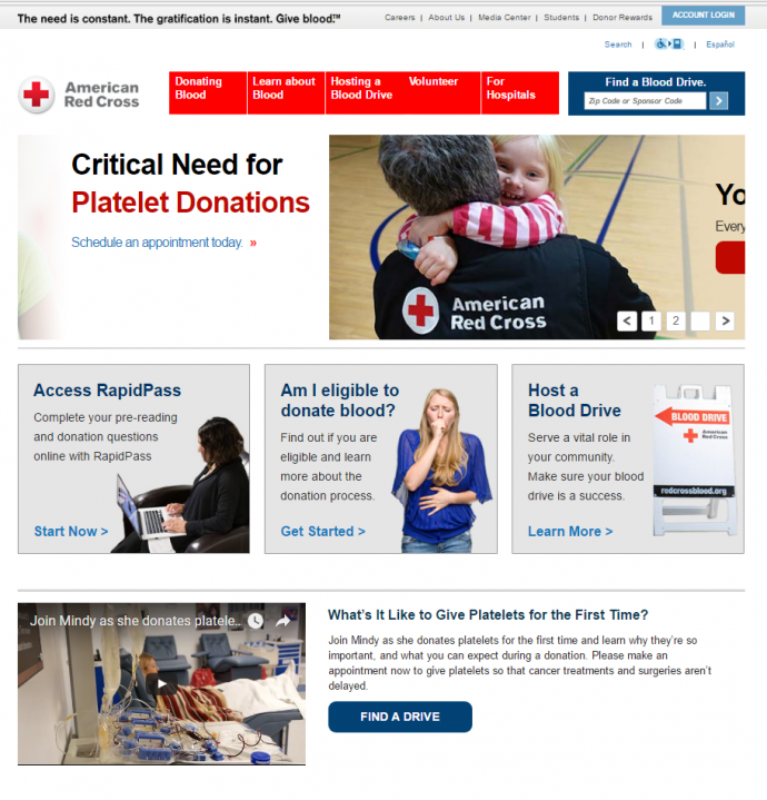 Red Cross Blood | Unlimited Web Designs